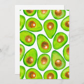 Avocado slices watercolor (Front/Back)