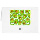 Avocado slices watercolor (Back Horizontal)