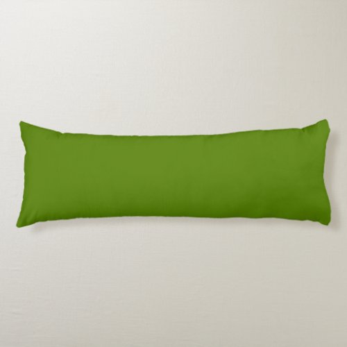 Avocado solid color body pillow
