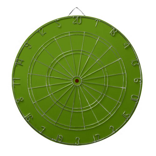 Avocado solid color dart board