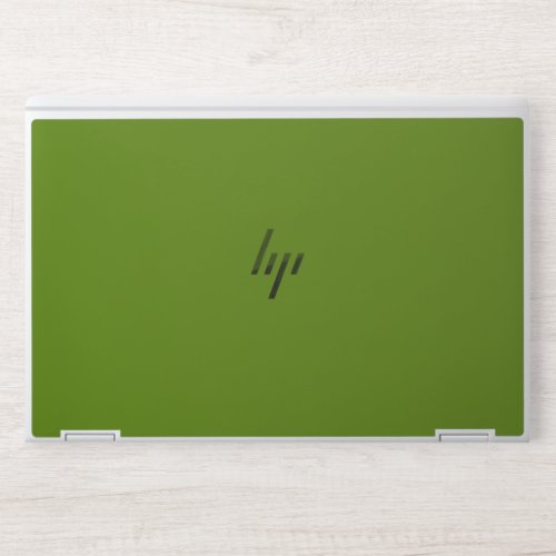 Avocado solid color HP laptop skin