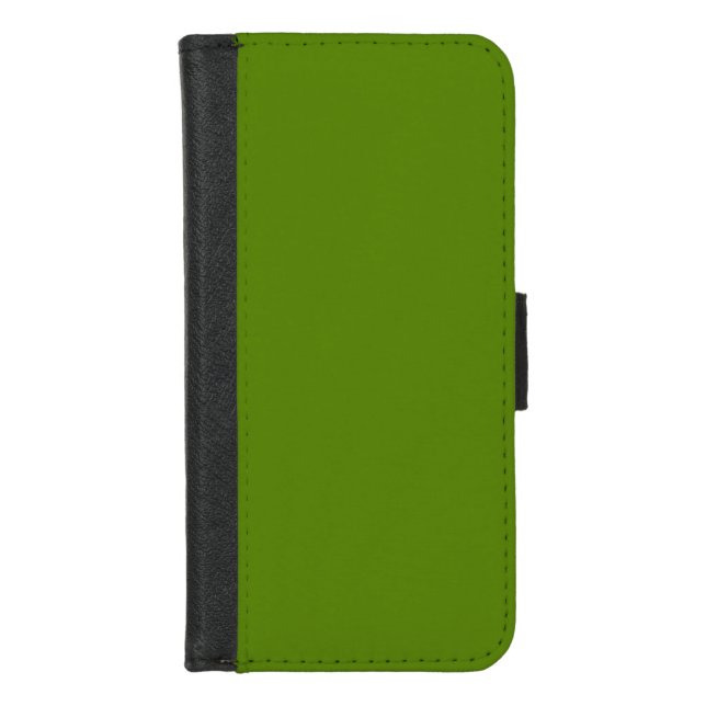 Avocado (solid color) iPhone wallet case (Front)