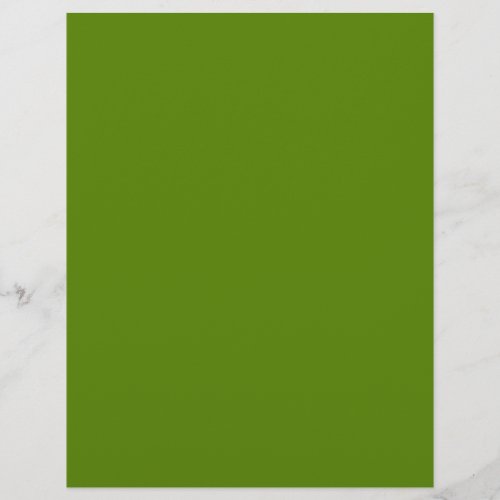 Avocado solid color letterhead