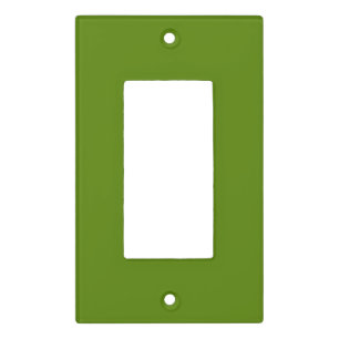 Avocado (solid color) light switch cover