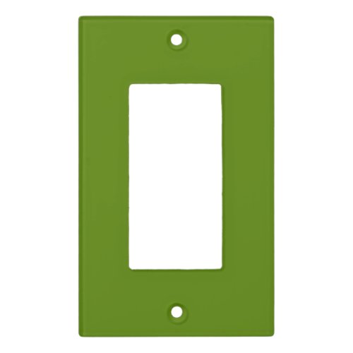 Avocado solid color light switch cover