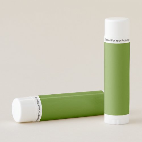 Avocado solid color lip balm