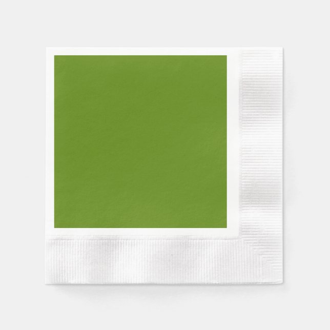 Avocado (solid color) napkins (Front)