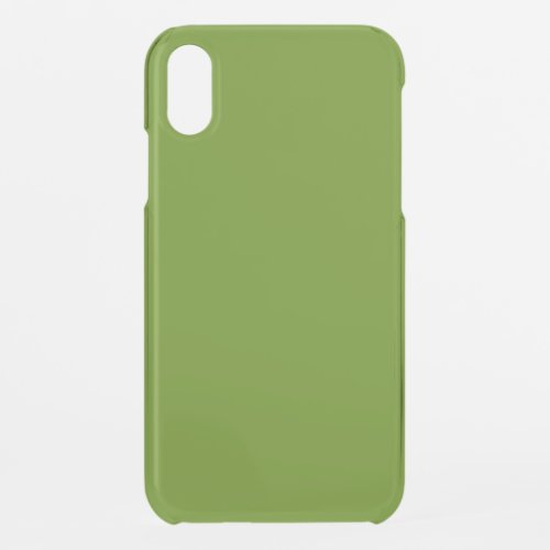 Avocado solid color iPhone XR case