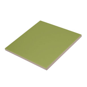 Avocado solid green ceramic tile