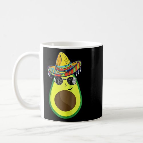 Avocado Sombrero Costume  Mexican Avocado Fruit  R Coffee Mug