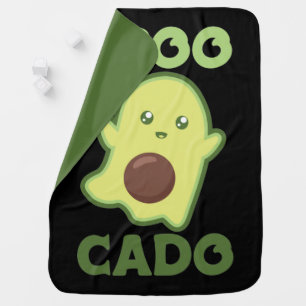 Avocado Spirit For Halloween Funny Avocados Baby B Blanket