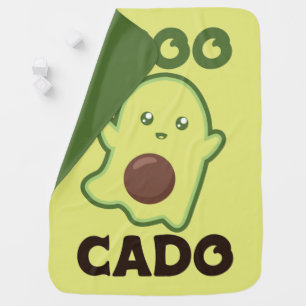 Avocado Spirit For Halloween Funny Avocados Baby B Blanket