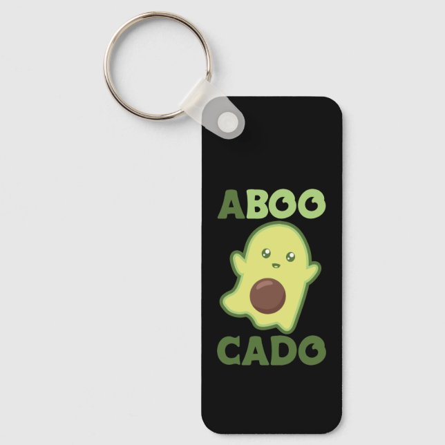 Avocado Spirit For Halloween Funny Avocados Keychain (Front)