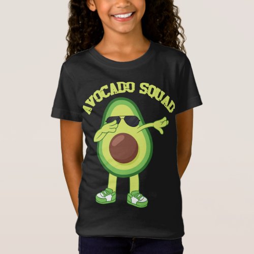 Avocado Squad Dab Dabbing Dope Swag Vegan Vegetari T_Shirt