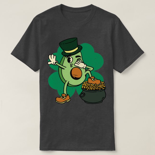 Avocado St Patrick T-Shirt (Design Front)
