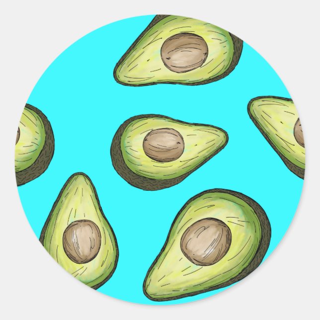 Avocado Stickers for the lover of natures butter (Front)