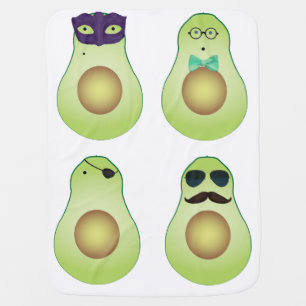 Avocado style baby blanket