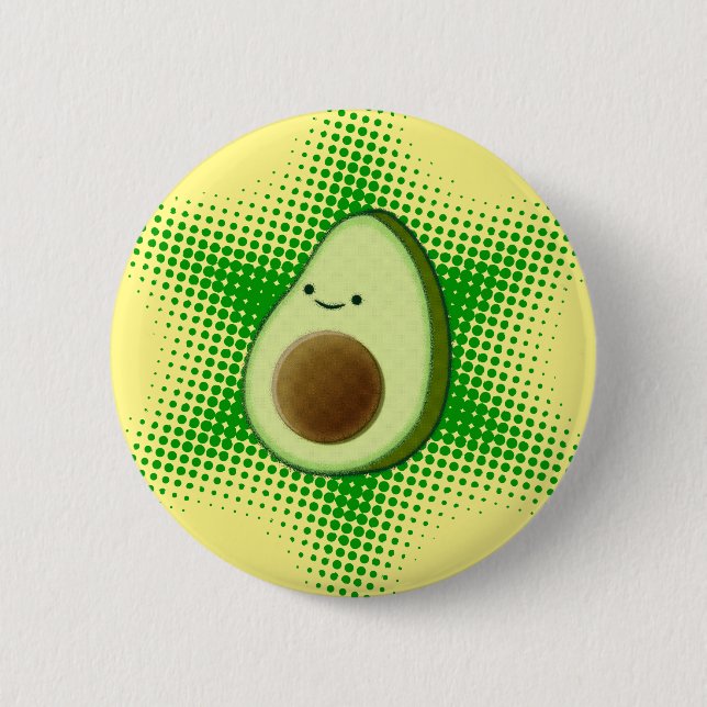 Avocado Superstar Button (Front)
