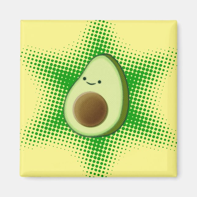 Avocado Superstar Magnet (Front)
