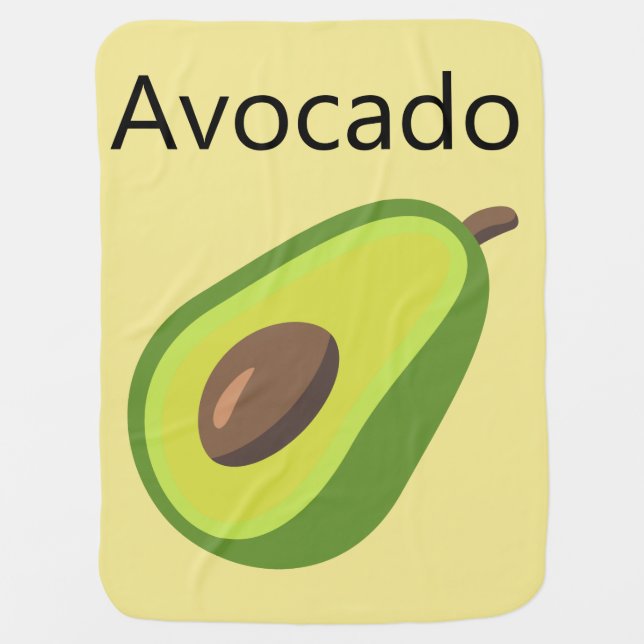 Avocado Swaddle Blanket (Front)