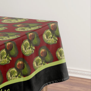 Avocado Tablecloth - Optional Personalization