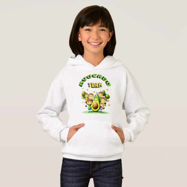 Avocado team hoodie (Front Full)