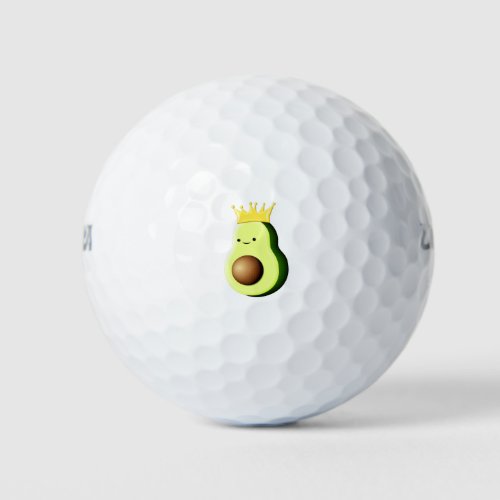 Avocado The King Of All Fruits Golf Balls