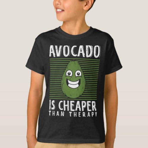 Avocado Therapy Guacamole Toast Healthy Fat Fruit  T_Shirt