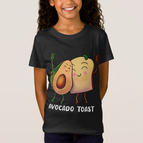 Avocado Toast _ Fruit Alligator Pear Bread Vegan V T_Shirt