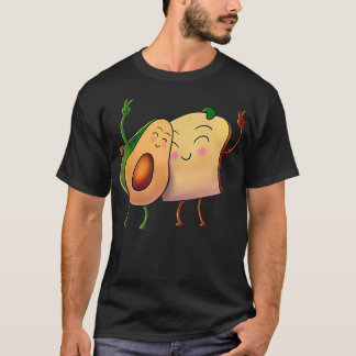 Avocado Toast  Fruit Alligator Pear Bread Vegan Ve T-Shirt