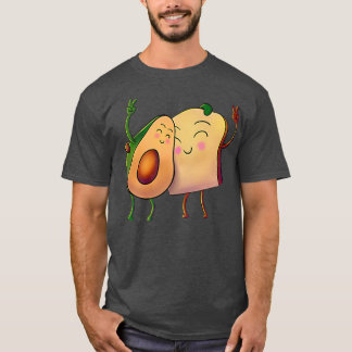 Avocado Toast  Fruit Alligator Pear Bread Vegan Ve T-Shirt
