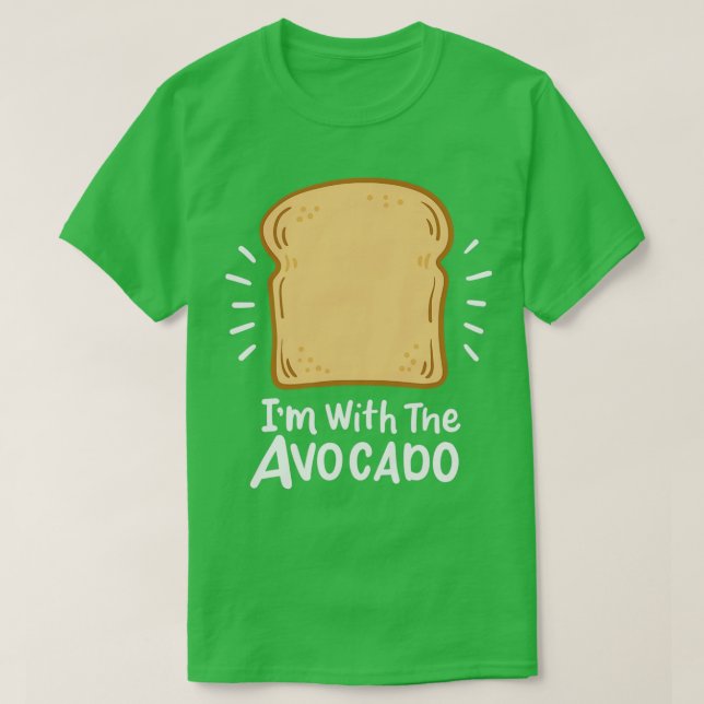 Avocado Toast Lover Guacamole Avo Humor Gift T-Shirt (Design Front)