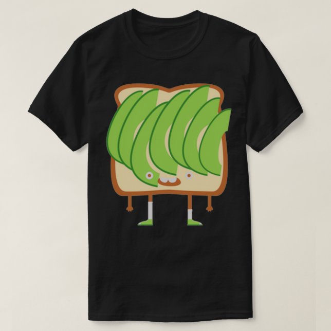 Avocado Toast My Life T-Shirt (Design Front)