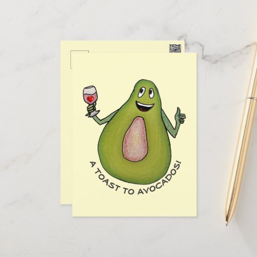 Avocado Toast Postcard