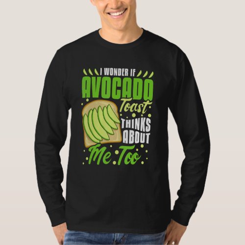 Avocado Toast Recipe Seasoning Bread T_Shirt