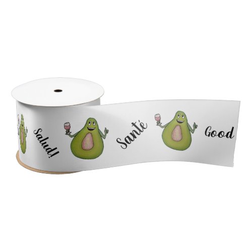 Avocado Toast Satin Ribbon