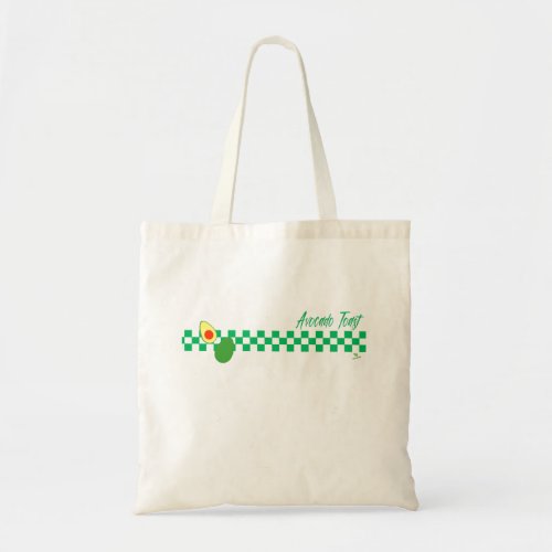 Avocado Toast Vintage Style Fun Retro Vibes T_Shir Tote Bag