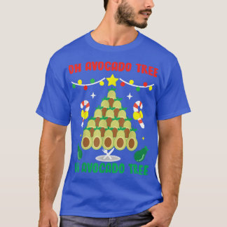 Avocado Tree Funny Food Vegan Christmas Gift T-Shirt