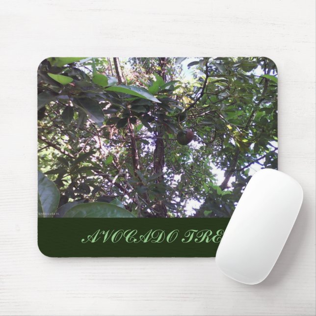 Avocado Tree Mouse Pad (With Mouse)