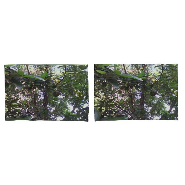 Avocado Tree Pillow Case (Front-Set)