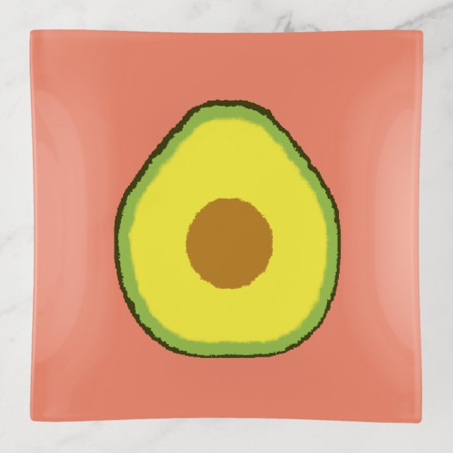 Avocado Trinket Tray (Front)