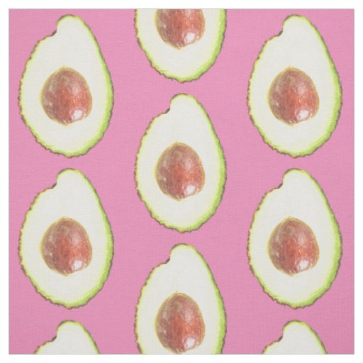 Avocado Tropical Fruit Fabric