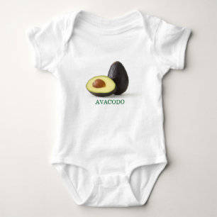 "Avocado Vibes" Baby Bodysuit