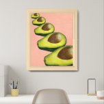 Avocado Watercolor Poster at Zazzle