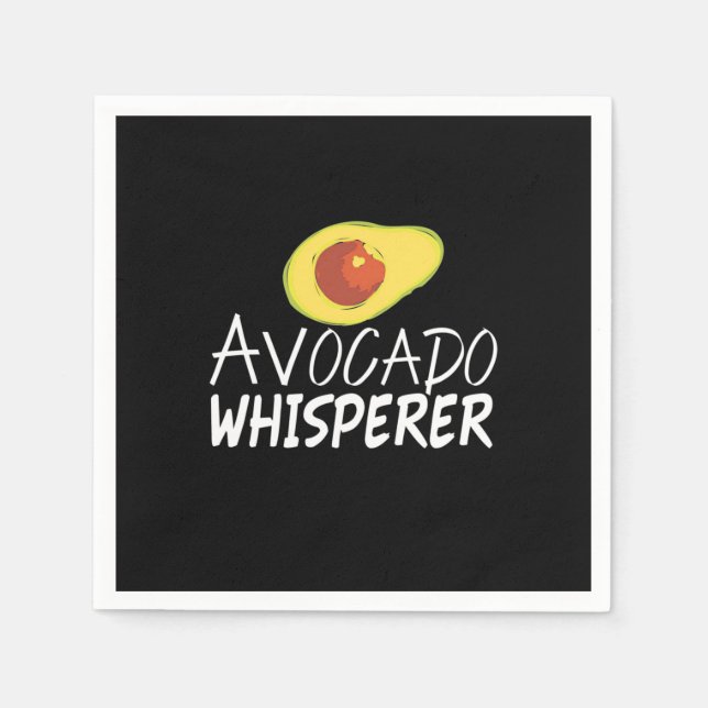 Avocado Whisperer Napkins (Front)