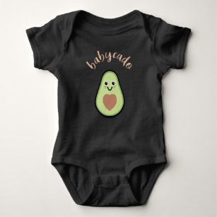 avocado with heart Babycado for a baby Baby Bodysuit