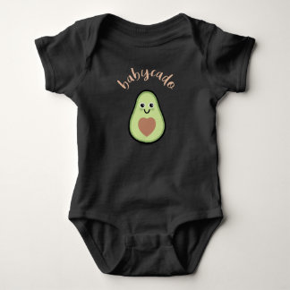 avocado with heart Babycado for a baby Baby Bodysuit