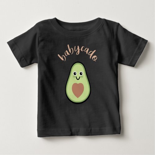 avocado with heart Babycado for a baby Baby T_Shirt