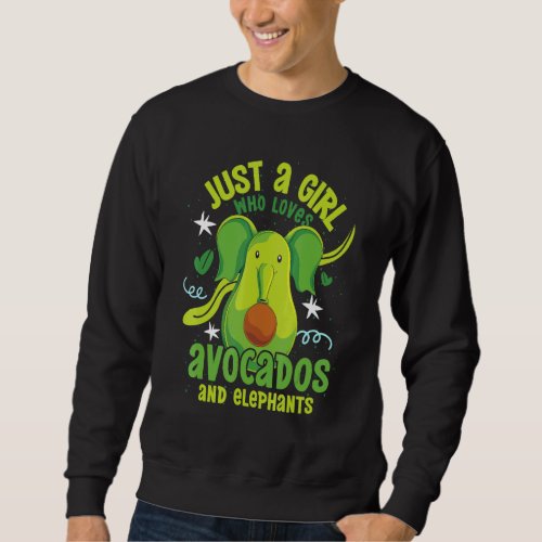 Avocado Women Africa Animal  Girls Zoo Elephant Sweatshirt