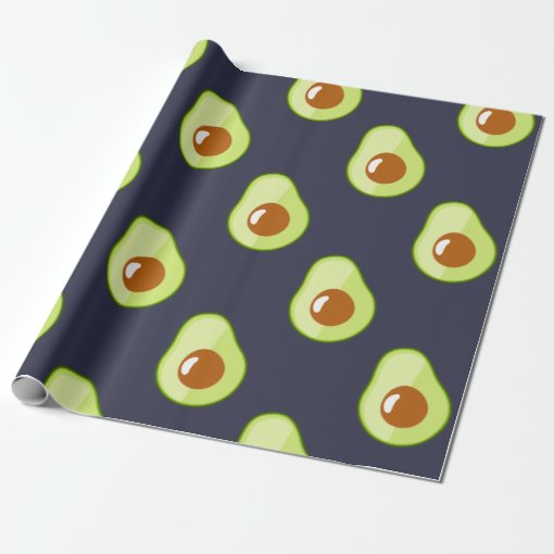Avocado Wrapping Paper Zazzle